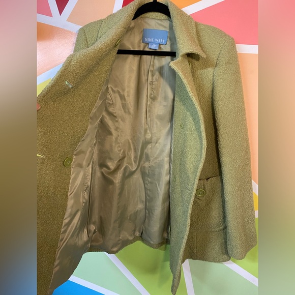 Nine West Wool Blend Pea Coat- women’s size 10 - Picture 5 of 11